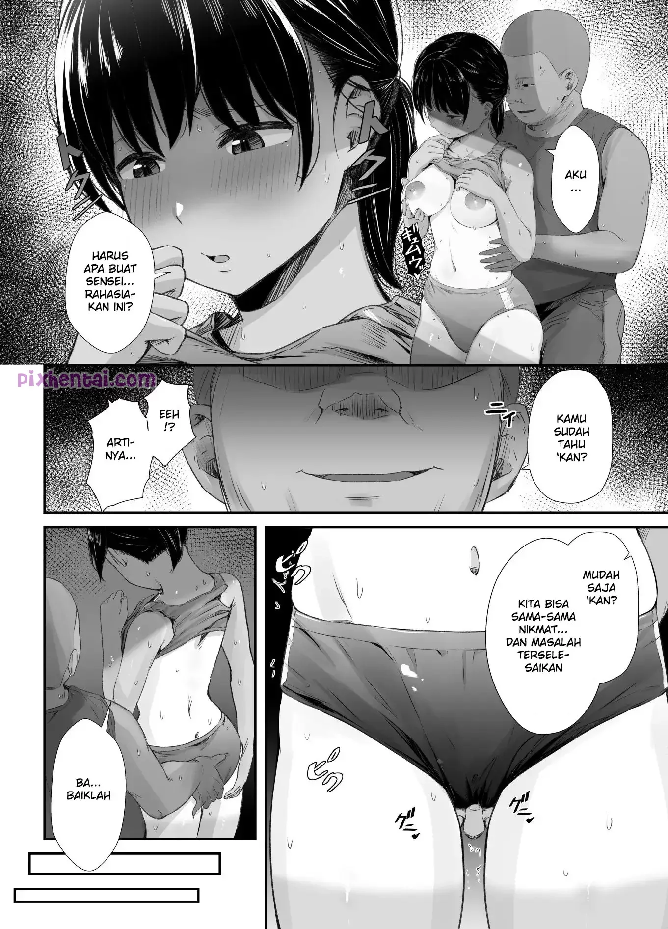 Komik hentai xxx manga sex bokep Siswi mendapatkan Blackmail dari Pak Guru 15